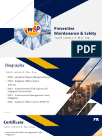 Seminar Preventive Maintenance & Safety