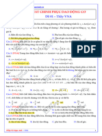 Test Chinh Phục Dao Động Cơ - Số 01 - Thầy VNA