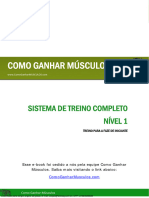 Ebook Sistema Completode Treino Nivel 1