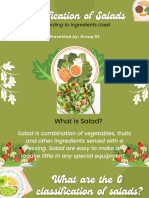 Classification of Salads