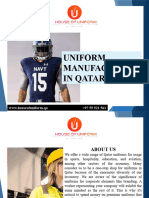 Uniform Manufacturer in Qatar