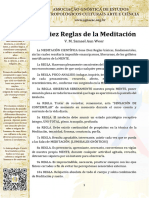 Las Diez Reglas de La Meditación - ESP