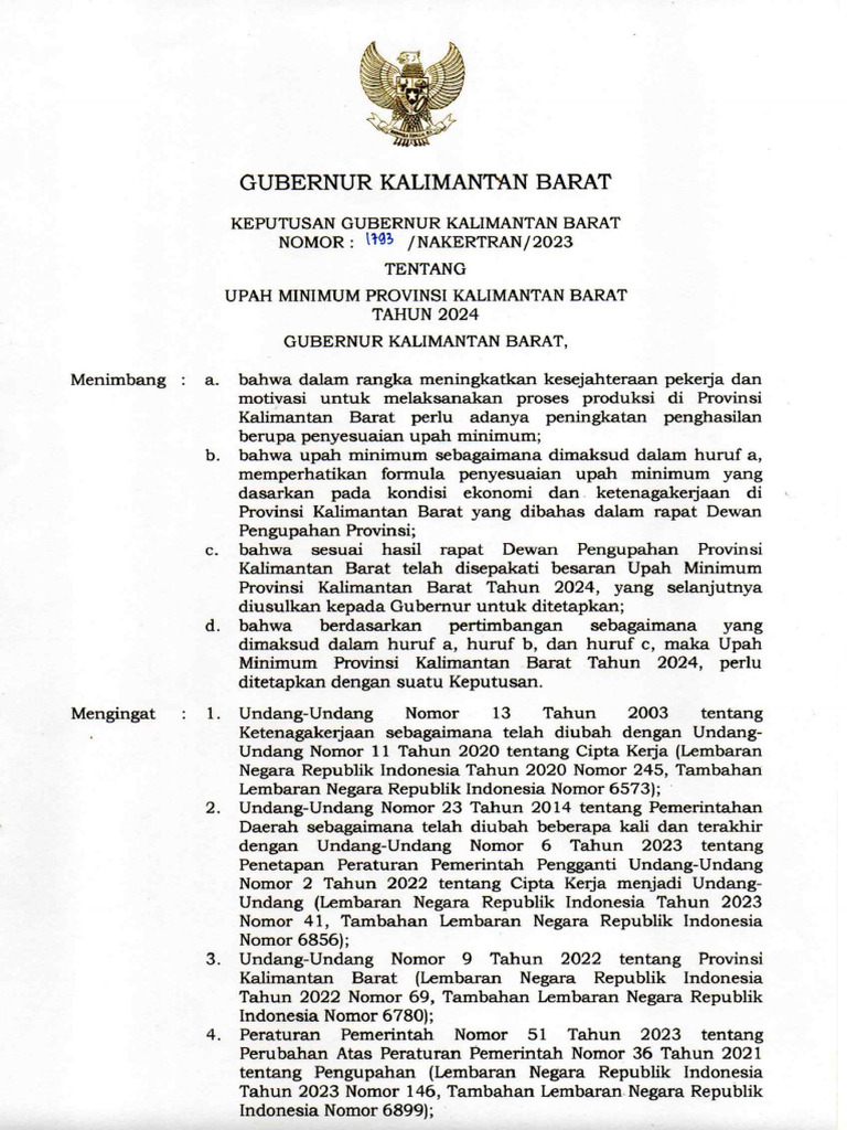 SK Ump Kalbar 2025 PDF