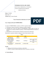 Evaluación de Indicadores de Gestión