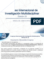 Manual Congreso Multidiciplinar, Edición 25