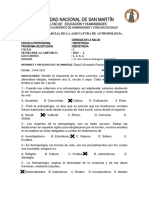 Antropologia - Obstetricia - Evaluacion Parcial 1