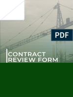 Contract Review Form