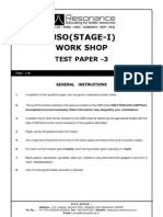 Test Paper-3 (07-10-11)
