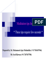 Meditation Tips For Muslims