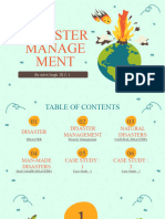 Disaster Manage Ment: by Advit Singh, IX C, 1