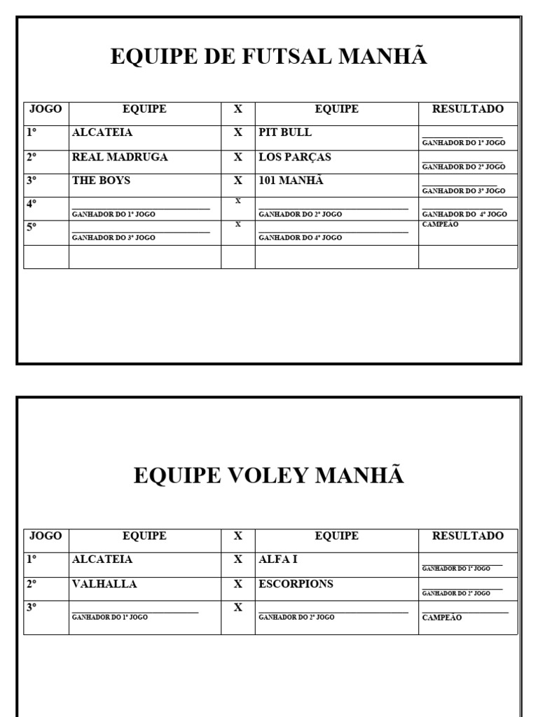 Tabela de Jogos | PDF, image size:768x1024