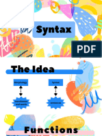 Syntax