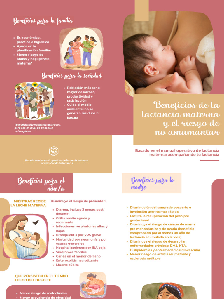 Beneficios Lactancia Materna-GO2 PDF Amamantamiento Diarrea