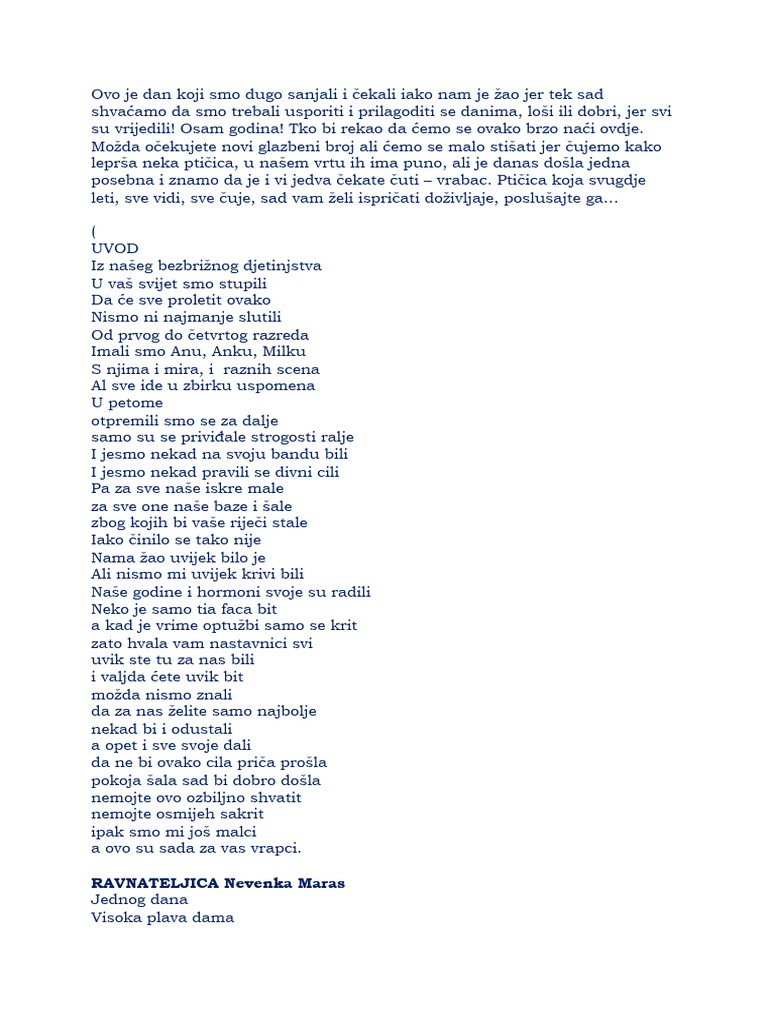 Vrabac | PDF