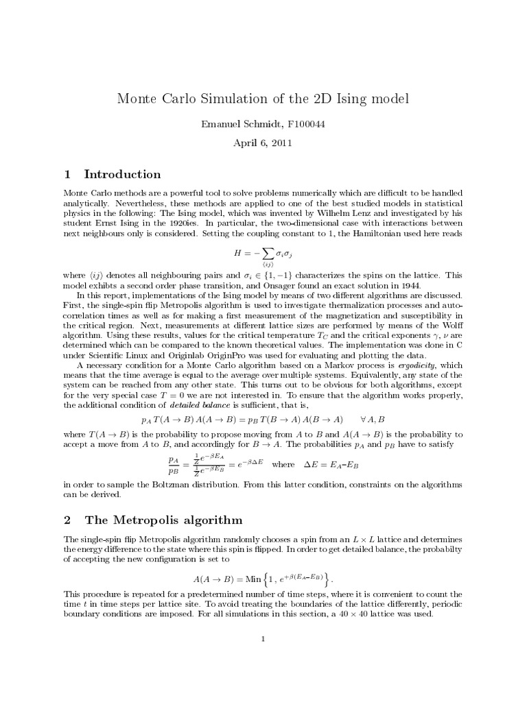 Ising 3 | PDF | Applied Mathematics | Physics