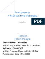 Fenomenologia e o Método Fenomenológico