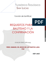 Bautismo Confirmación