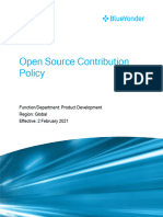 Open Source Contribution Policy