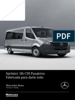 Ficha Tecnica Sprinter 316 Cdi Pasajeros