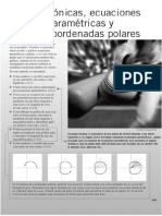Conicas, Ecuaciones Parametricas y Coordenadas Polares by Reprint - 10