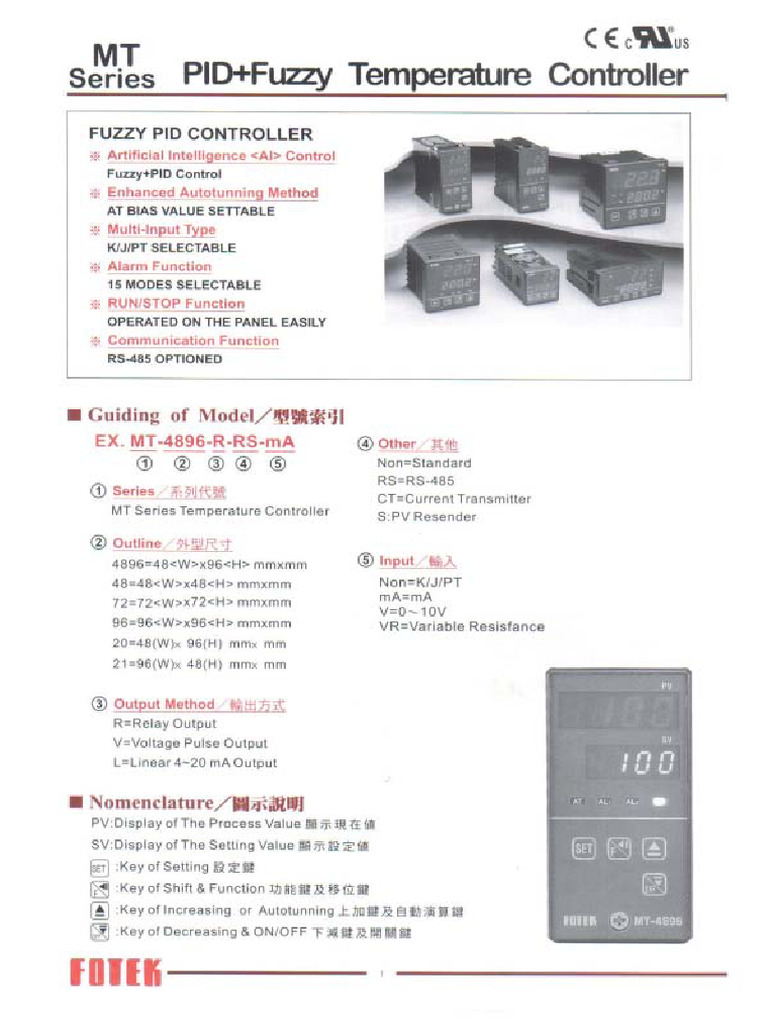 Temperature Controller PDF