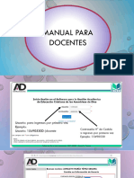 Manual para Docentes