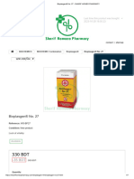 BHP Formula No 16 Refernce-Bioplasgen® No. 27 - SHARIF HOMEO PHARMACY