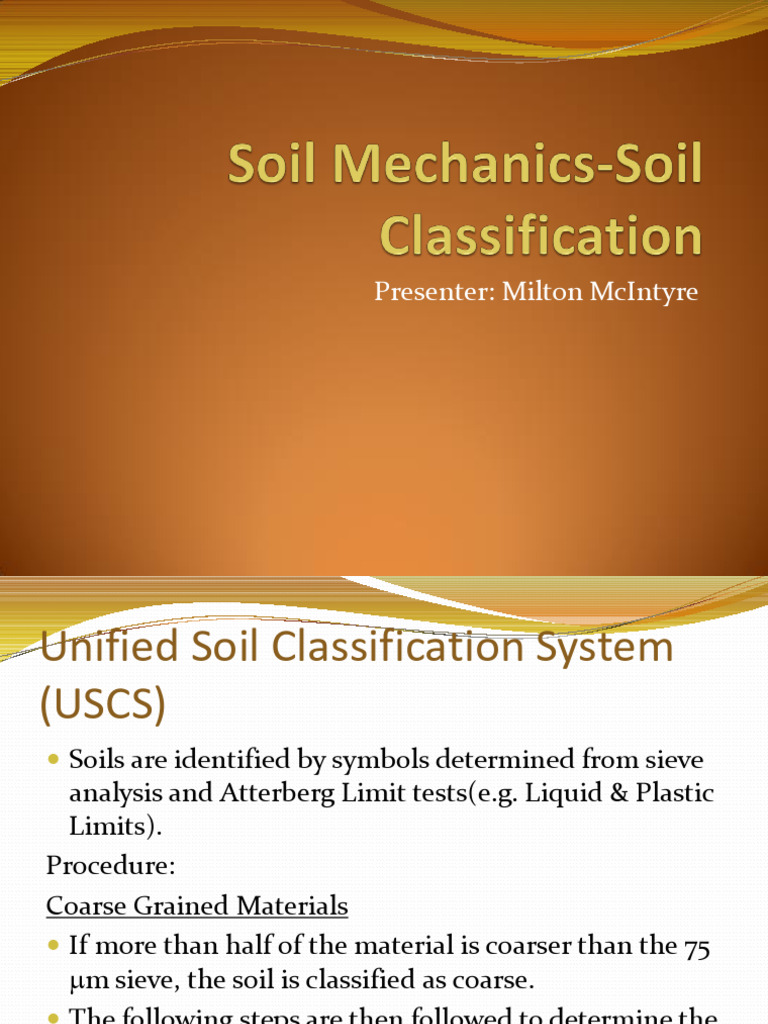 Soil Classification | PDF | Horticulture | Physical Sciences