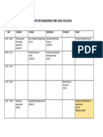 Computer Engineering Time Table 2023