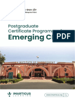 Postgraduate Certificate Programme For: Emerging Cfos