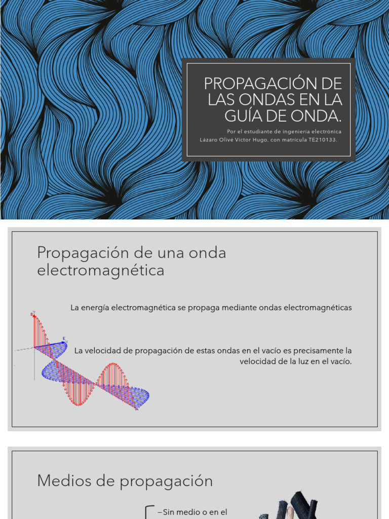 Propagación de Las Ondas en La Guía de | PDF | Guía de onda | Olas