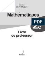 Corrigé Collection La Reussite Maths 2nde C