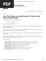 Your First Deep Learning Project in Python With Keras Step-By-Step