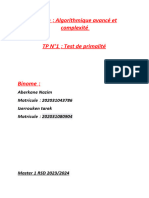 TP1 Complexite