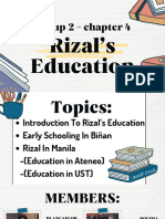 Chapter 4 - Rizal's Education