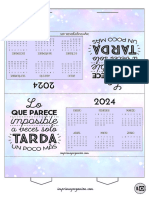 Calendario Tarda Mas