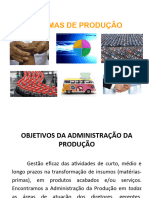 Aula 2 - Administração Da Produção - Sistemas de Produção