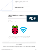 Configurar Wifi en Raspberry Pi Por GUI o Terminal