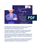 The CFO Program Package