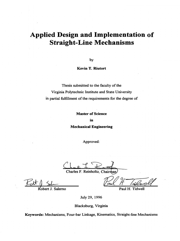 LD5655.V855 1996.R588 | PDF | Machines | Kinematics