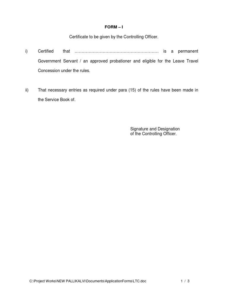 LTC Application and Certification Forms | PDF | Finance & Money Management