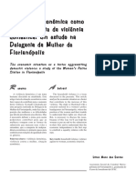 A Situação Econômica Como Fator Agravante Da Violência Doméstica - Um Estudo Na Delegacia Da Mulher de Florianópolis