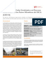 Factsheet Proyecto GEO II Español