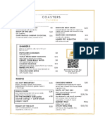 Coasters A3 Menu 7
