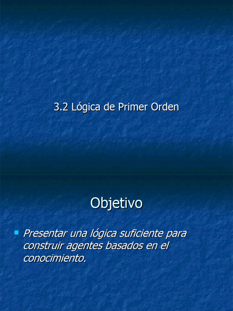 Logica de Primer Orden PDF Lógica de primer orden Conjunto