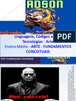 Arte Fundamentos Conceituais-ENSINO MÉDIO