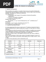 Tableau des grandeurs physiques et unités | PDF | Kilogramme | Système ...