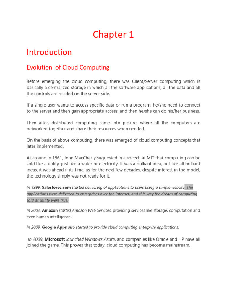 Cloud Computing Overview and Applications | PDF | Cloud Computing ...