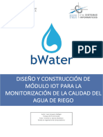Diseño y Construcción de Módulo IOT para La Monitorización de Calidad de Agua