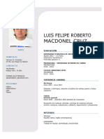 Luis Felipe Roberto Macdonel Cruz - CV-1
